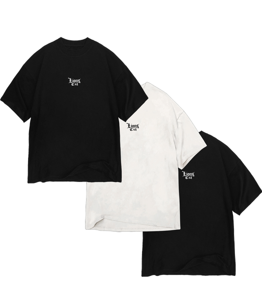 PACK 3 Camisetas OVERSIZED