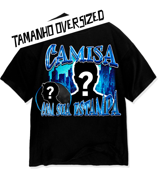 CAMISETA PERSONALIZADA OVERSIZED